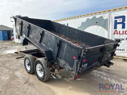 2017 Big Tex 14ft 14,000LB 8.3cuYd T/A Hydraulic Dump Trailer