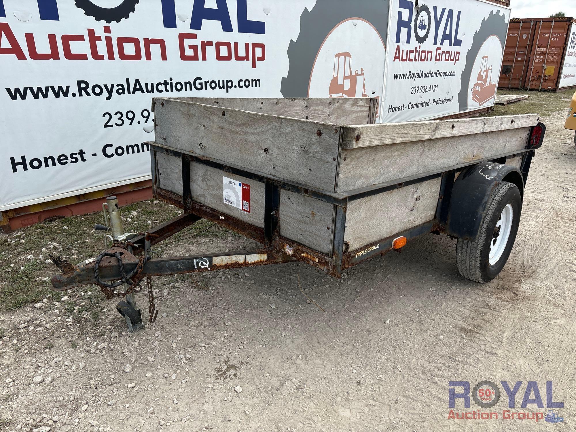 2018 Triple Crown 8ft Utility Trailer