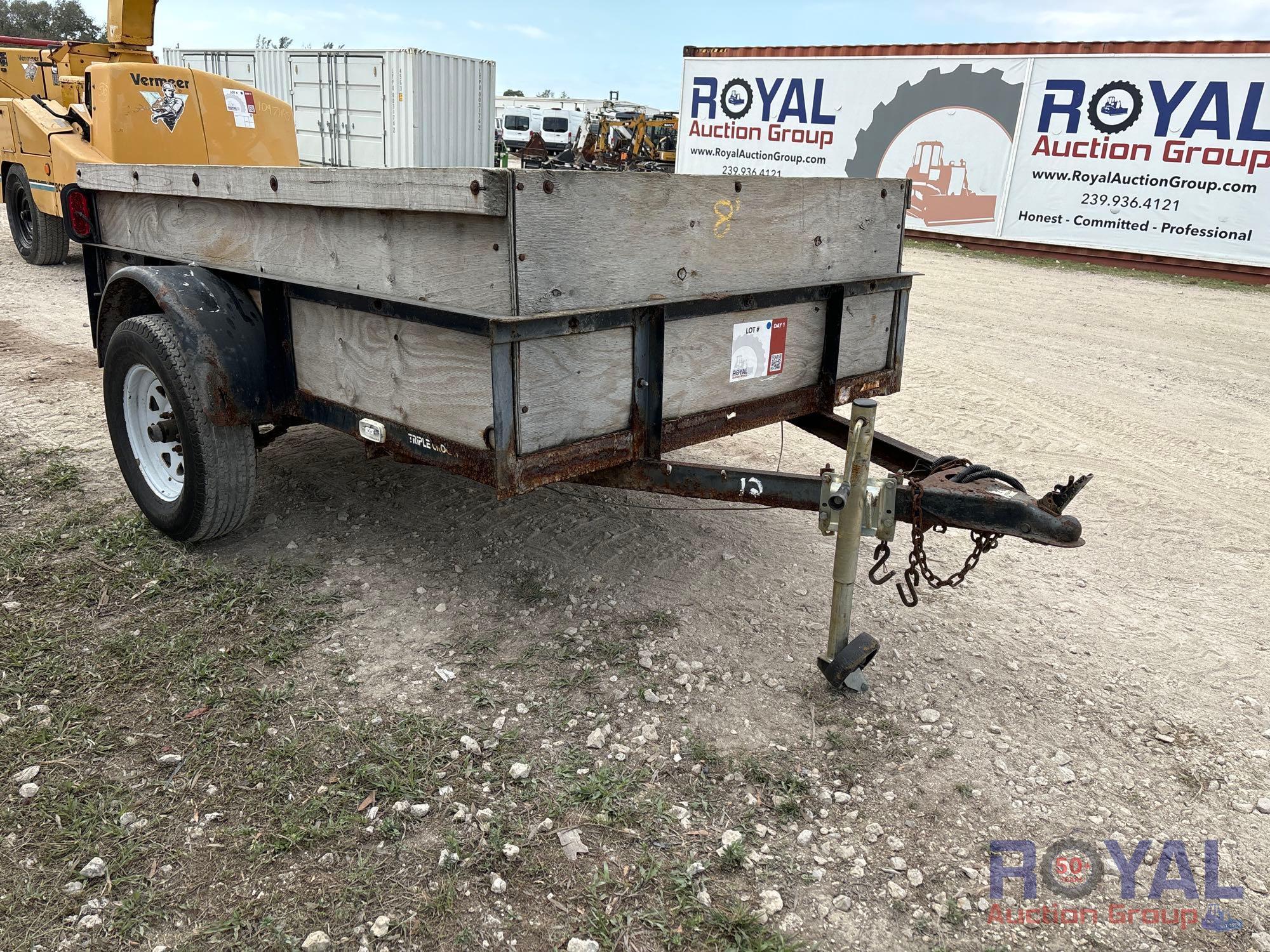 2018 Triple Crown 8ft Utility Trailer