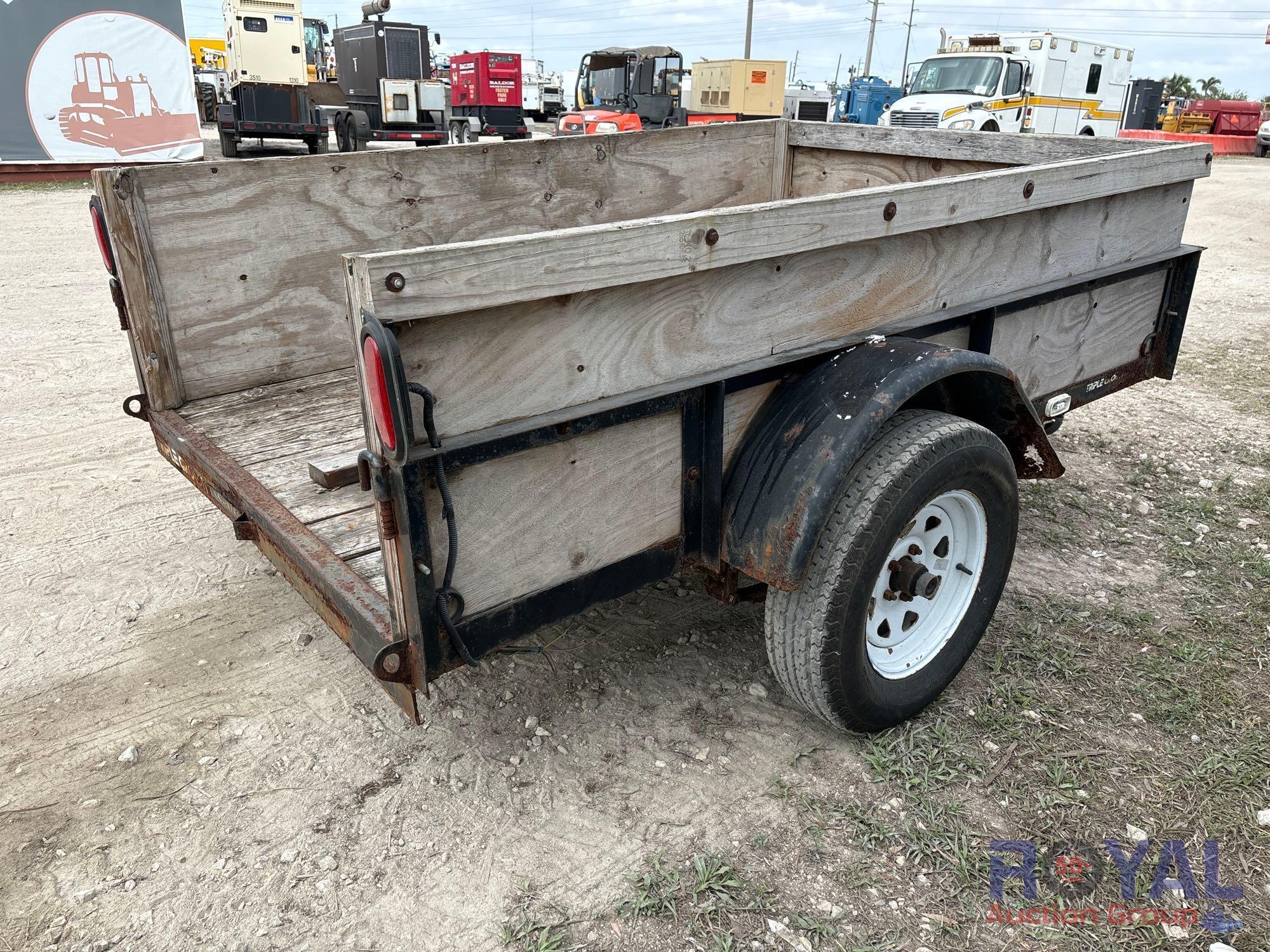 2018 Triple Crown 8ft Utility Trailer