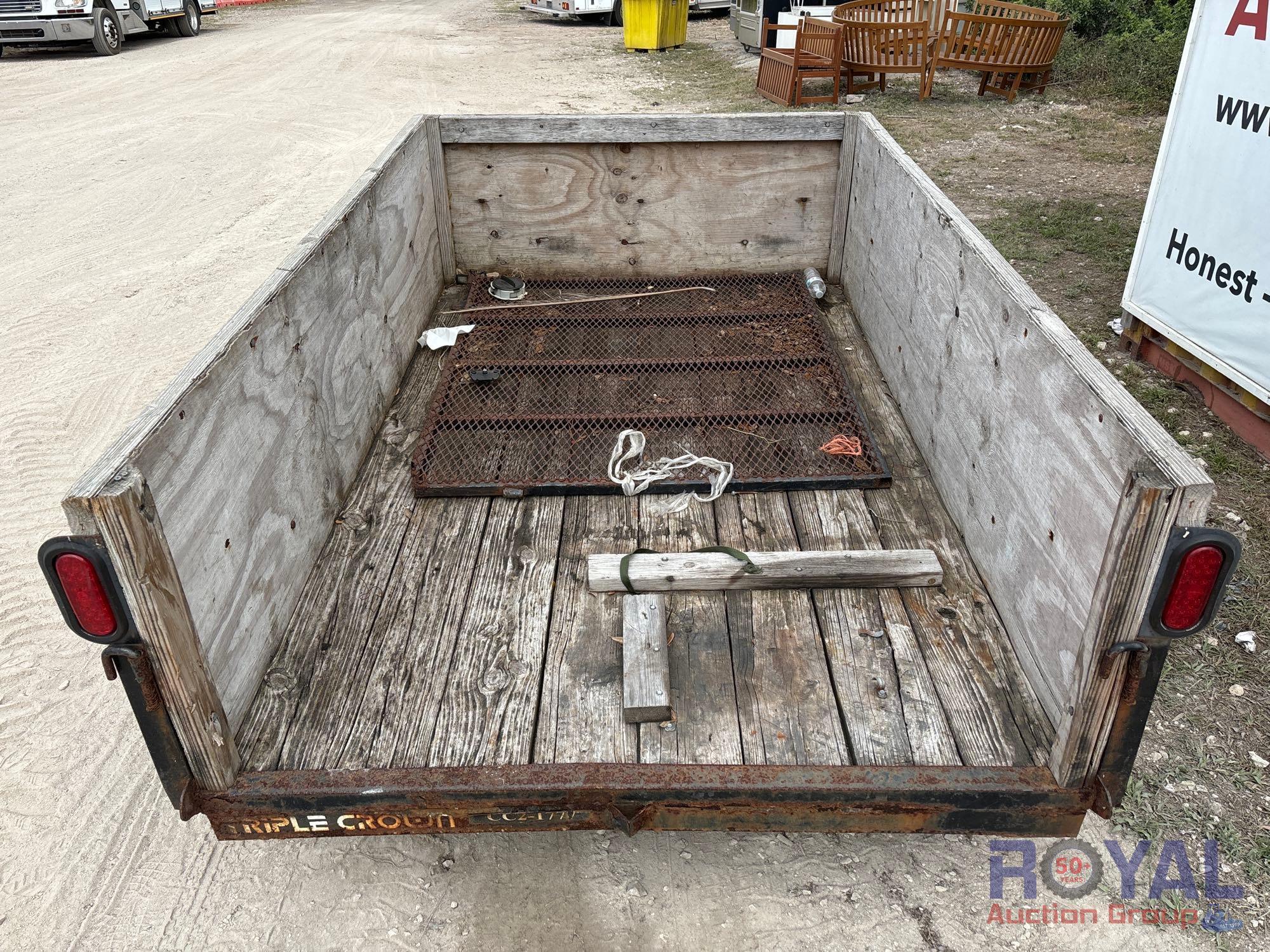 2018 Triple Crown 8ft Utility Trailer