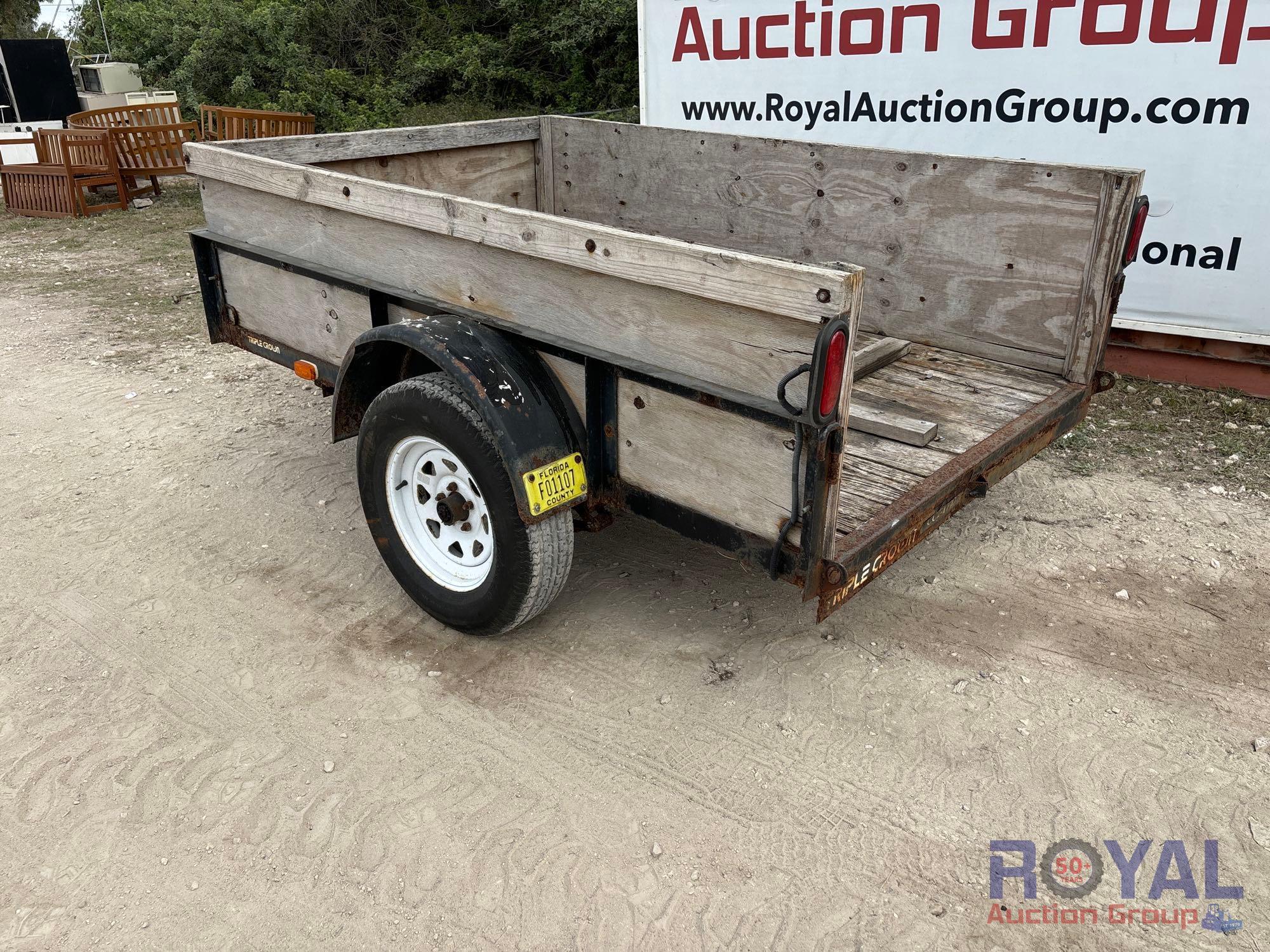2018 Triple Crown 8ft Utility Trailer