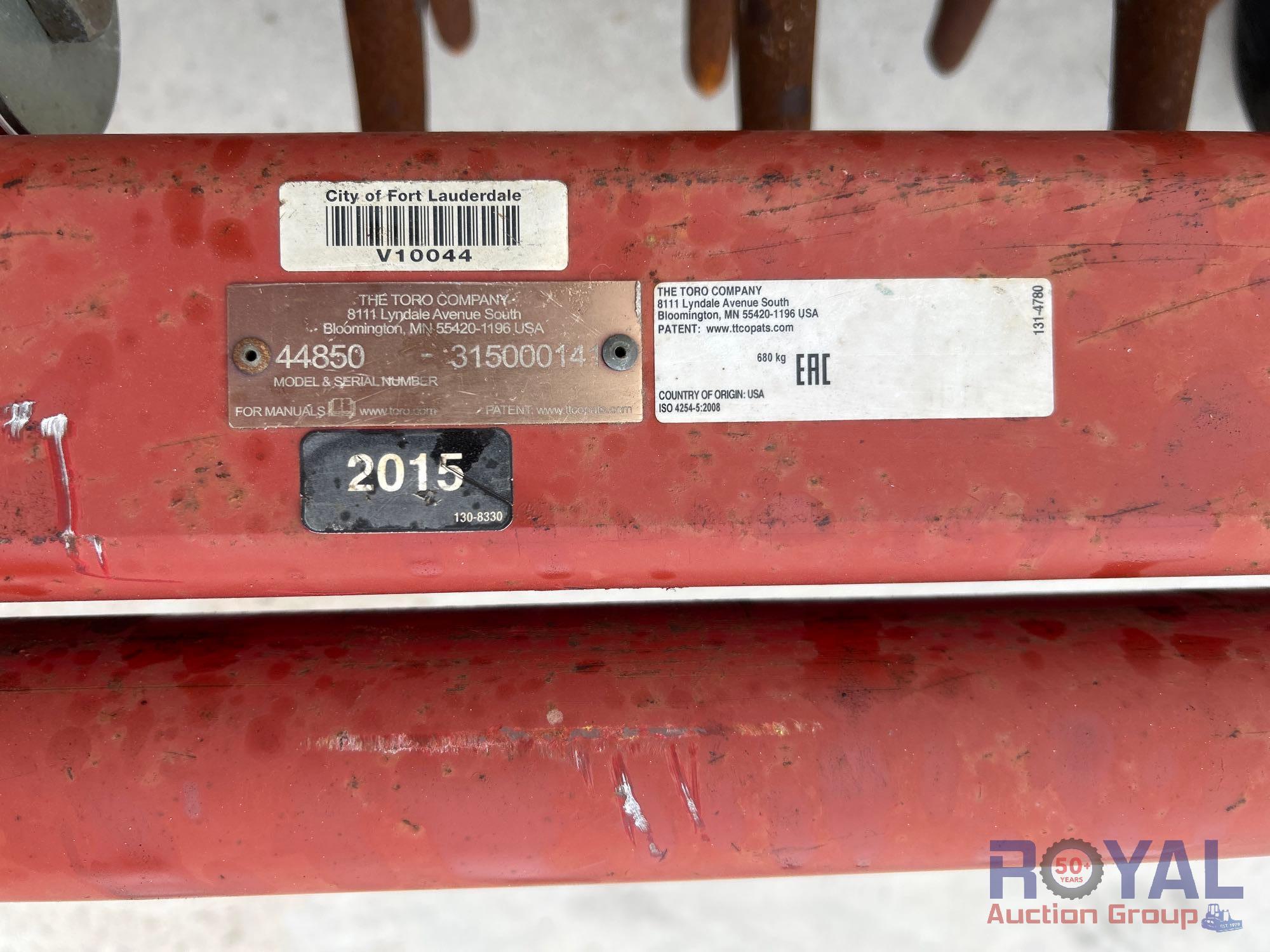 2015 Toro Aerator 686 60in Ground Aerator