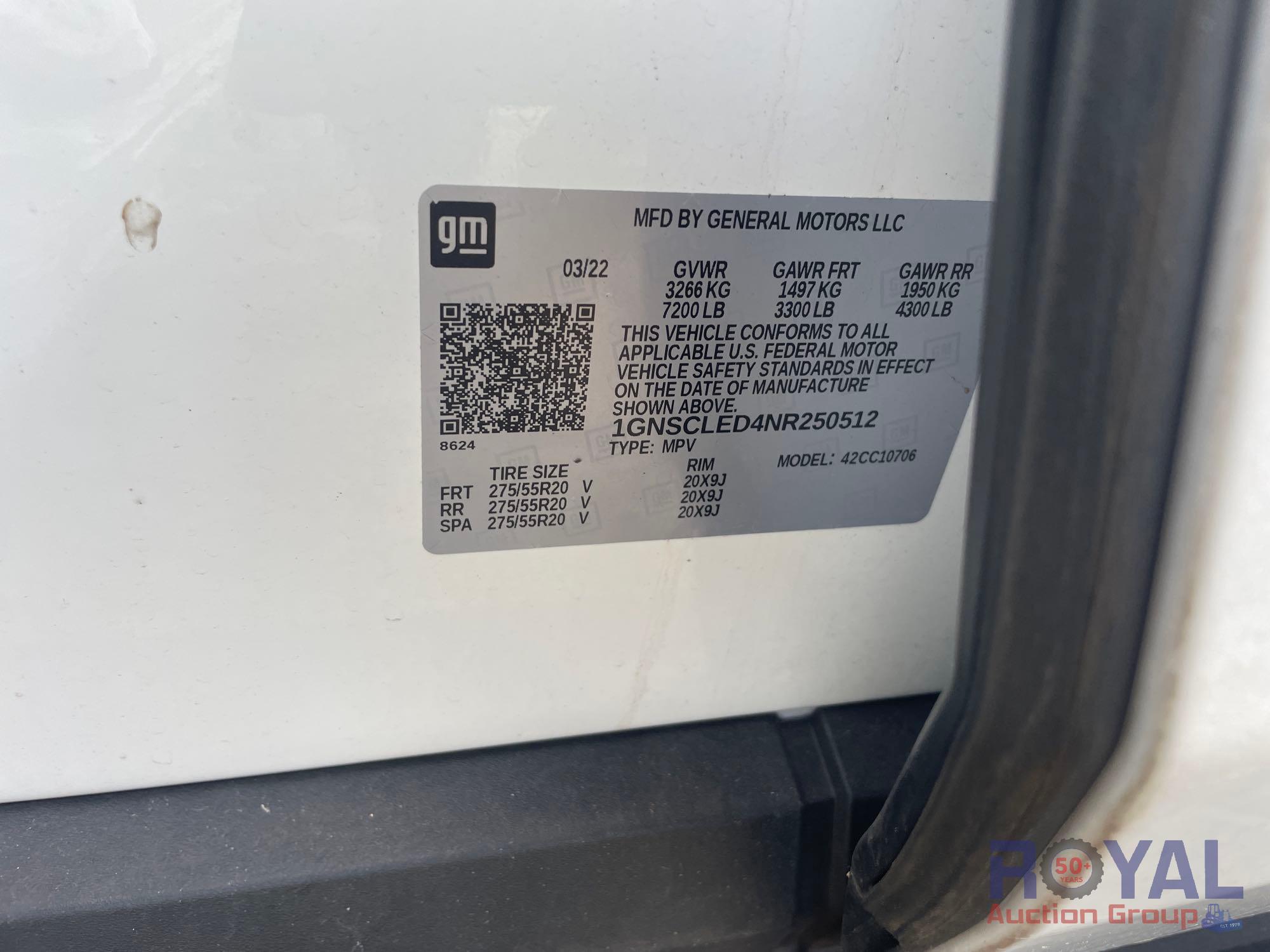 2022 Chevrolet Tahoe SUV