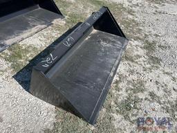 2025 Swict 72in Bucket Skid Steer Attachment