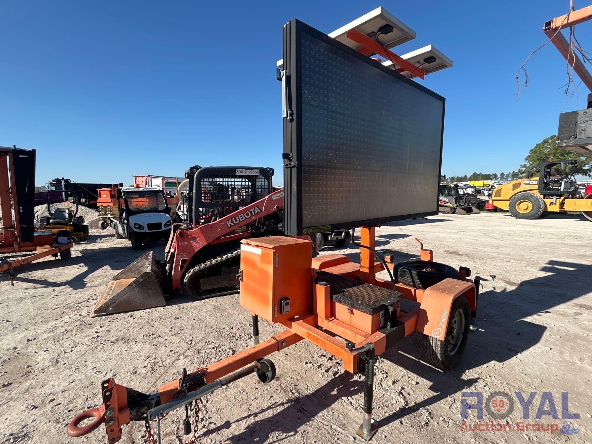 K&K Systems Towable Message Board