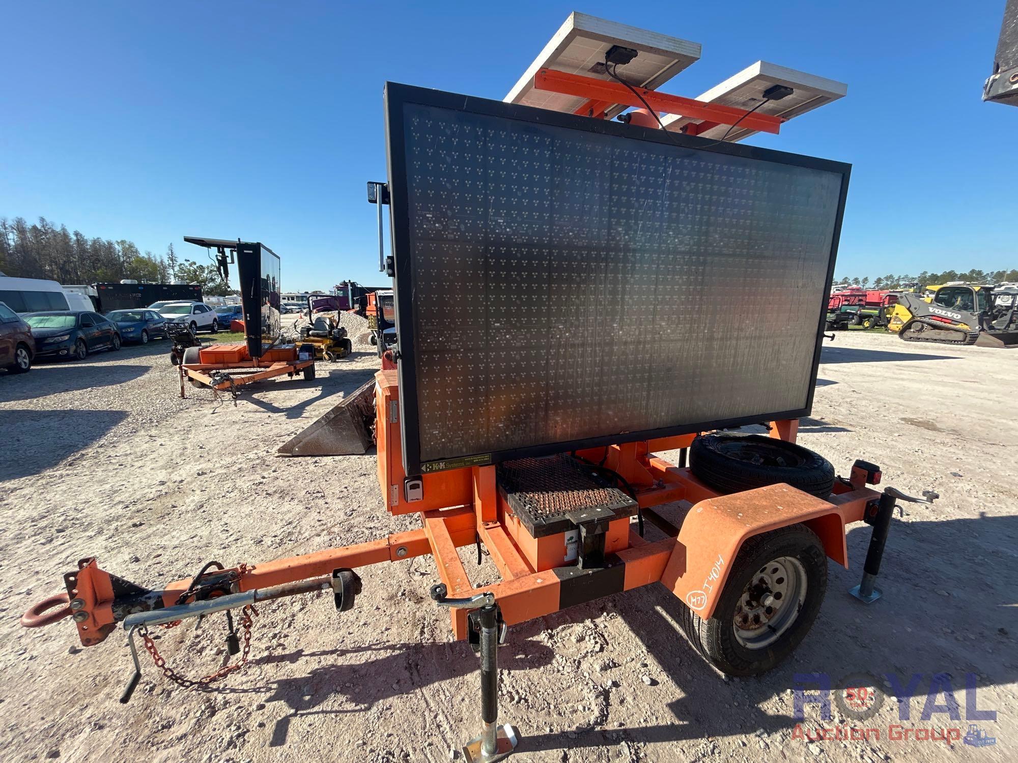 K&K Systems Towable Message Board