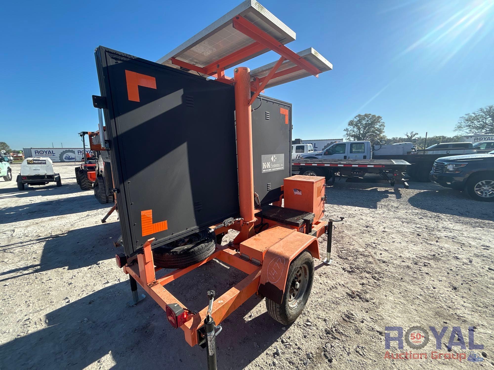 K&K Systems Towable Message Board