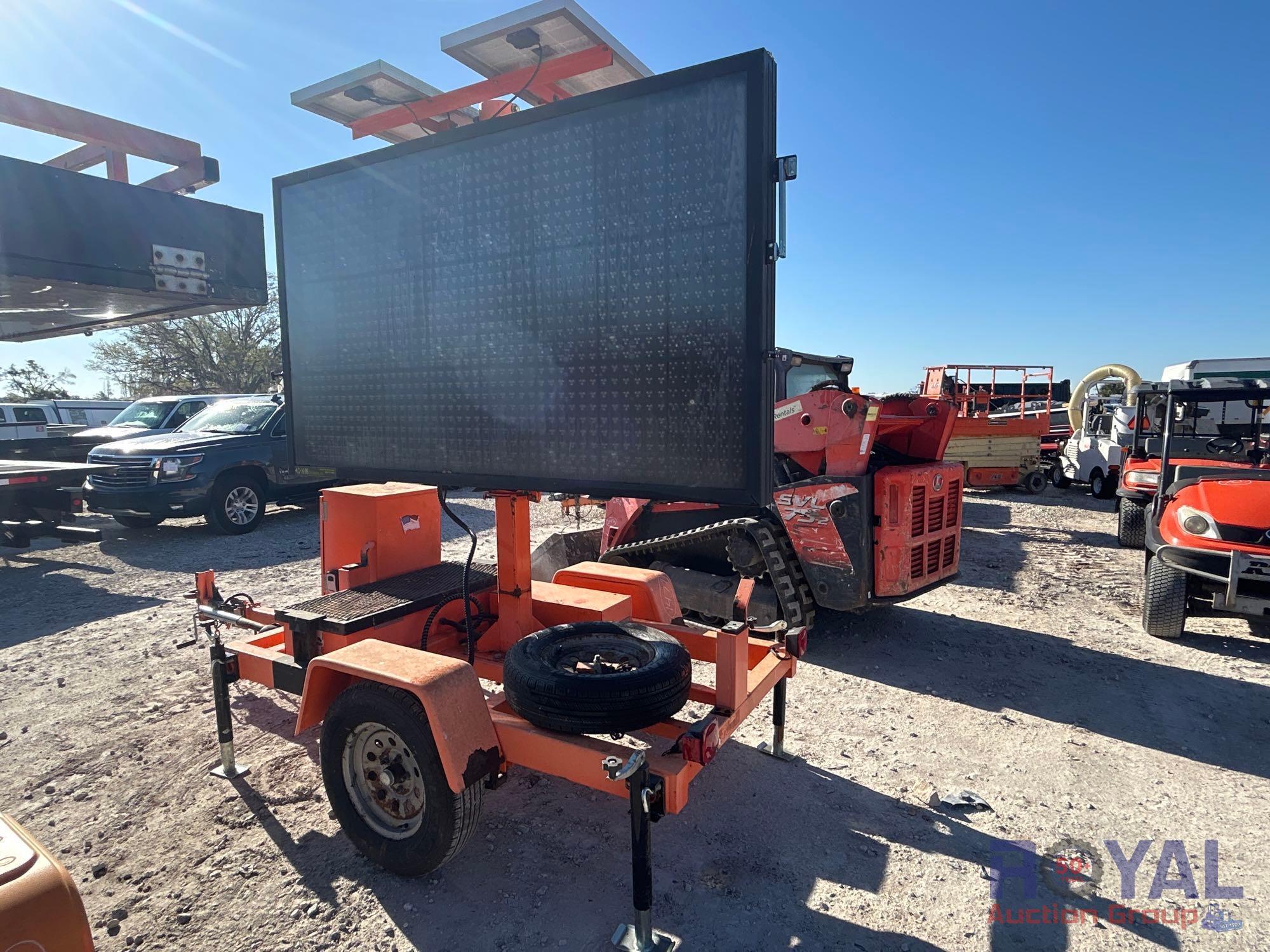 K&K Systems Towable Message Board