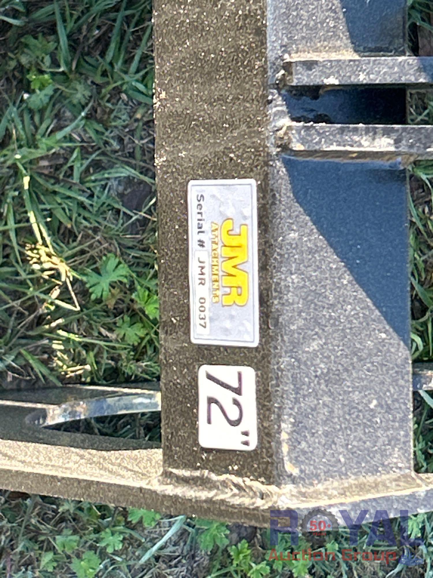 2025 JMR 72in Dual Grapple Skid Steer Attachment