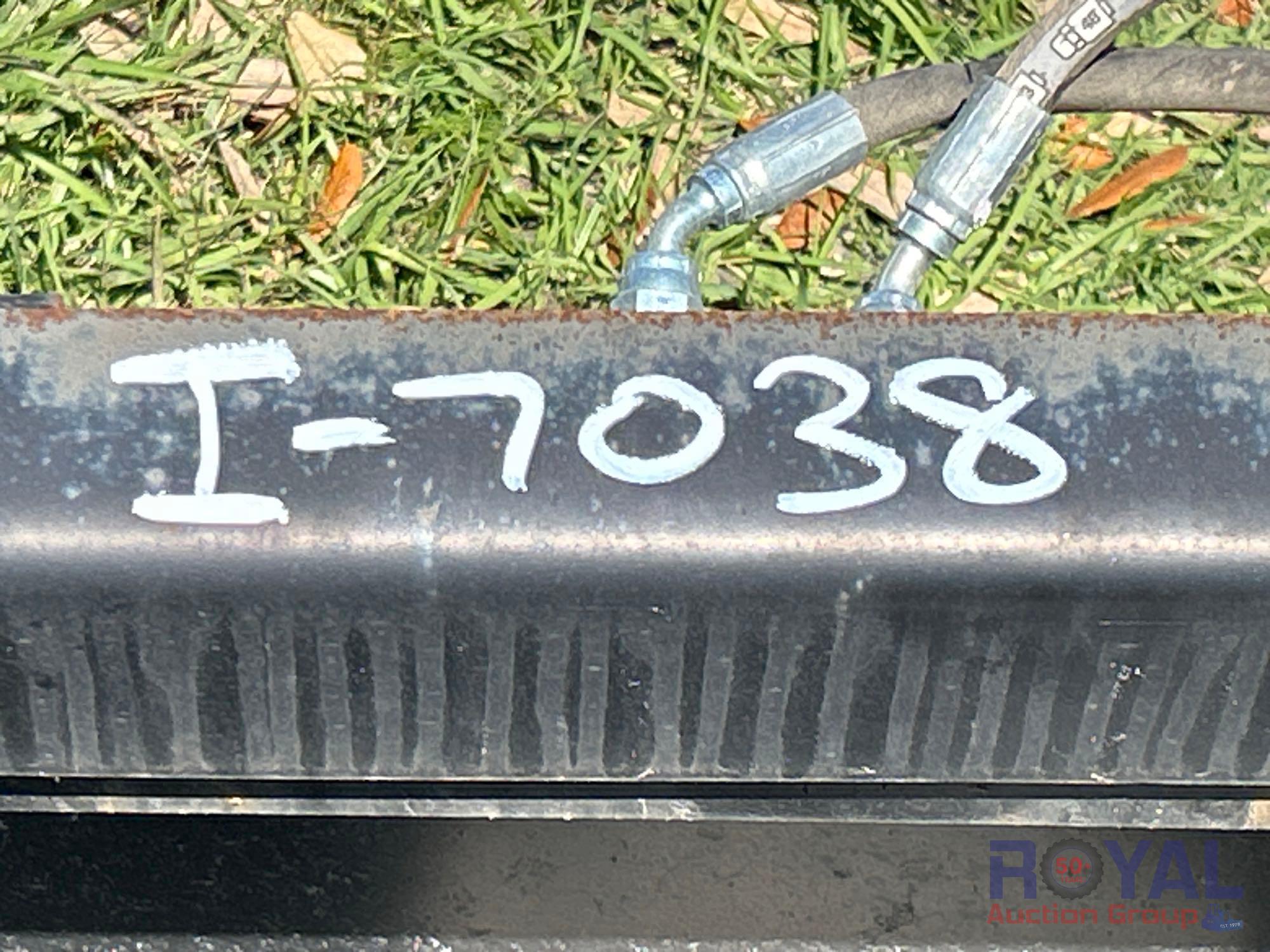 2025 68in Hydraulic Dual Cylinder Grapple Bucket Skid Steer Attachment