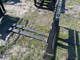 2025 Kivel 48in Forks Skid Steer Attachment