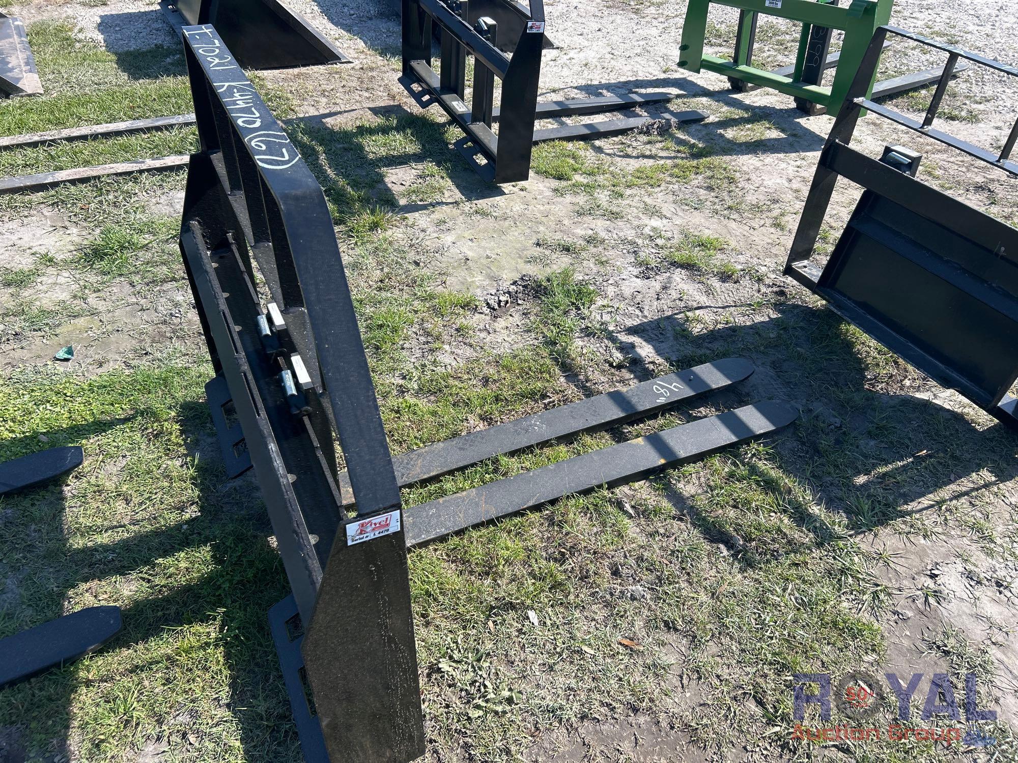 2025 Kivel 48in Forks Skid Steer Attachment