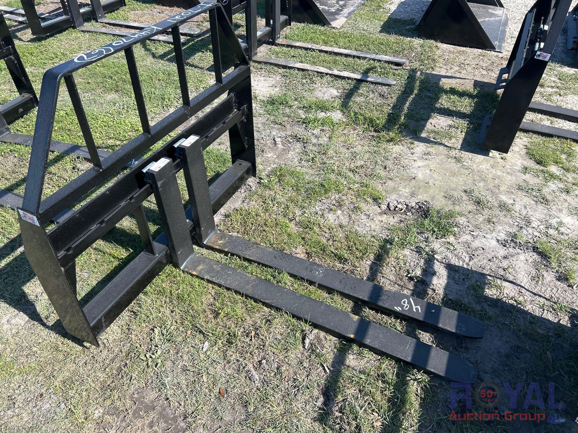 2025 Kivel 48in Forks Skid Steer Attachment