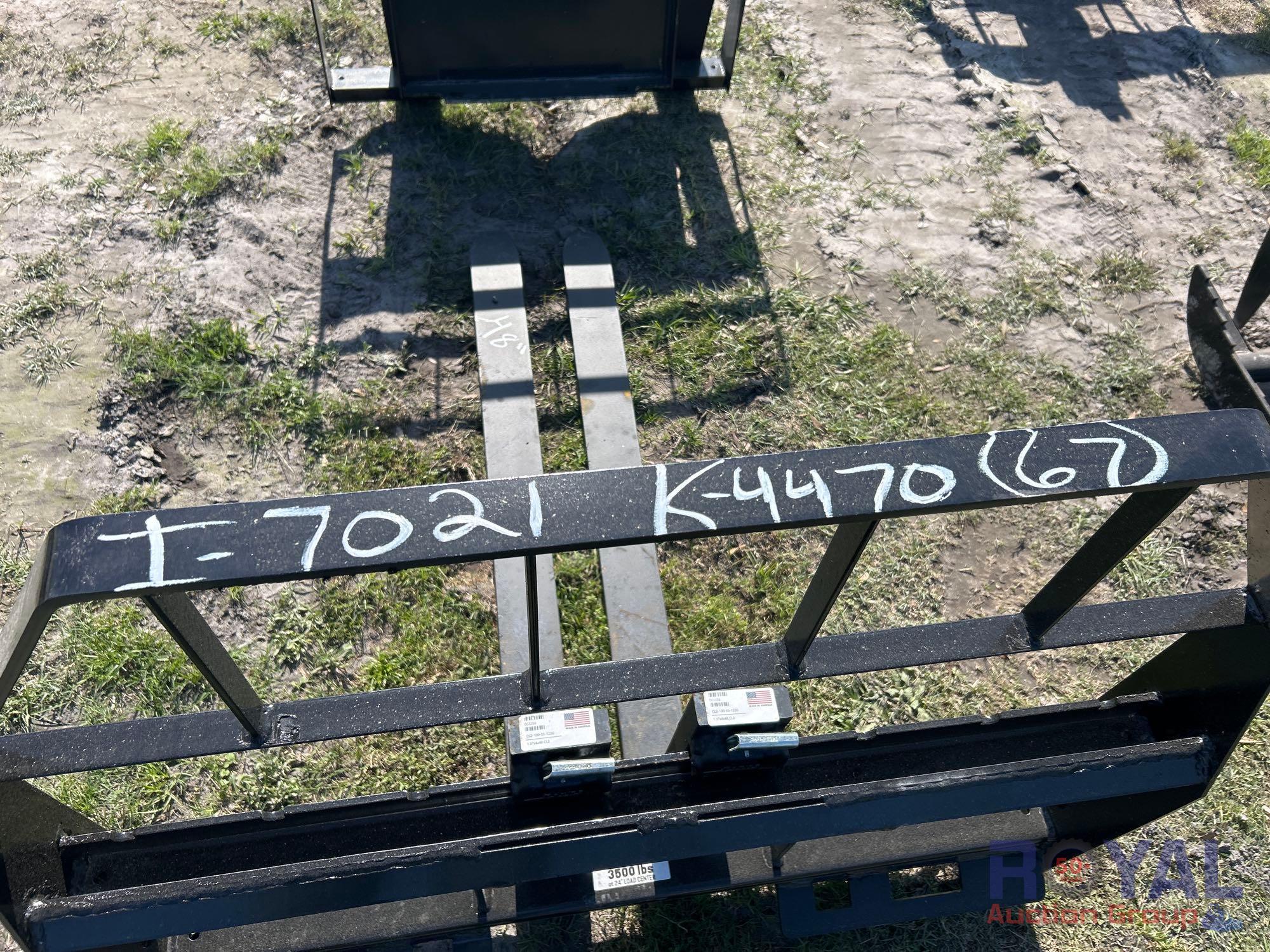 2025 Kivel 48in Forks Skid Steer Attachment