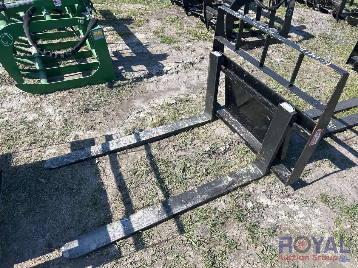 2025 Kivel 48in Forks Mini Skid Steer Attachment