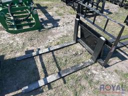 2025 Kivel 48in Forks Mini Skid Steer Attachment