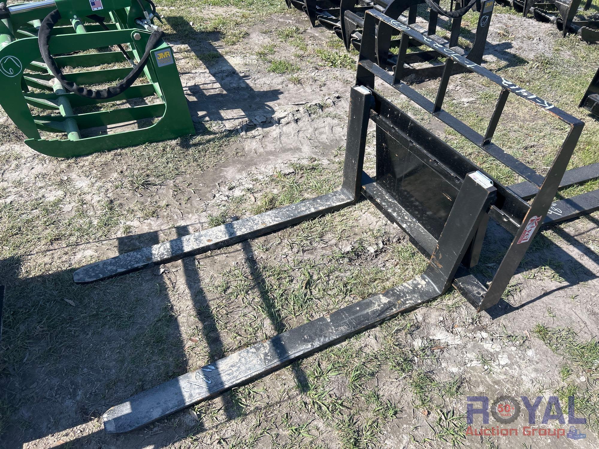 2025 Kivel 48in Forks Mini Skid Steer Attachment