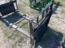 2025 Kivel 48in Forks Mini Skid Steer Attachment