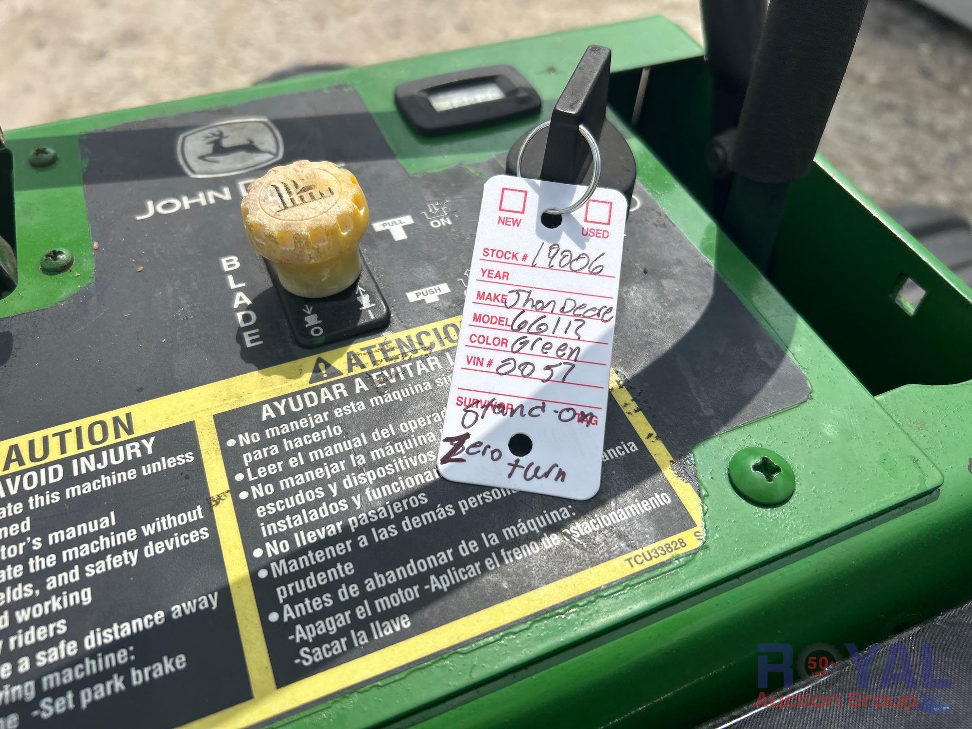 2013 John Deere 661R Quik Trak 62in Stand-On Mower
