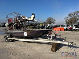 2024 X-CITER 13ft Airboat with 18ft Boat Trailer