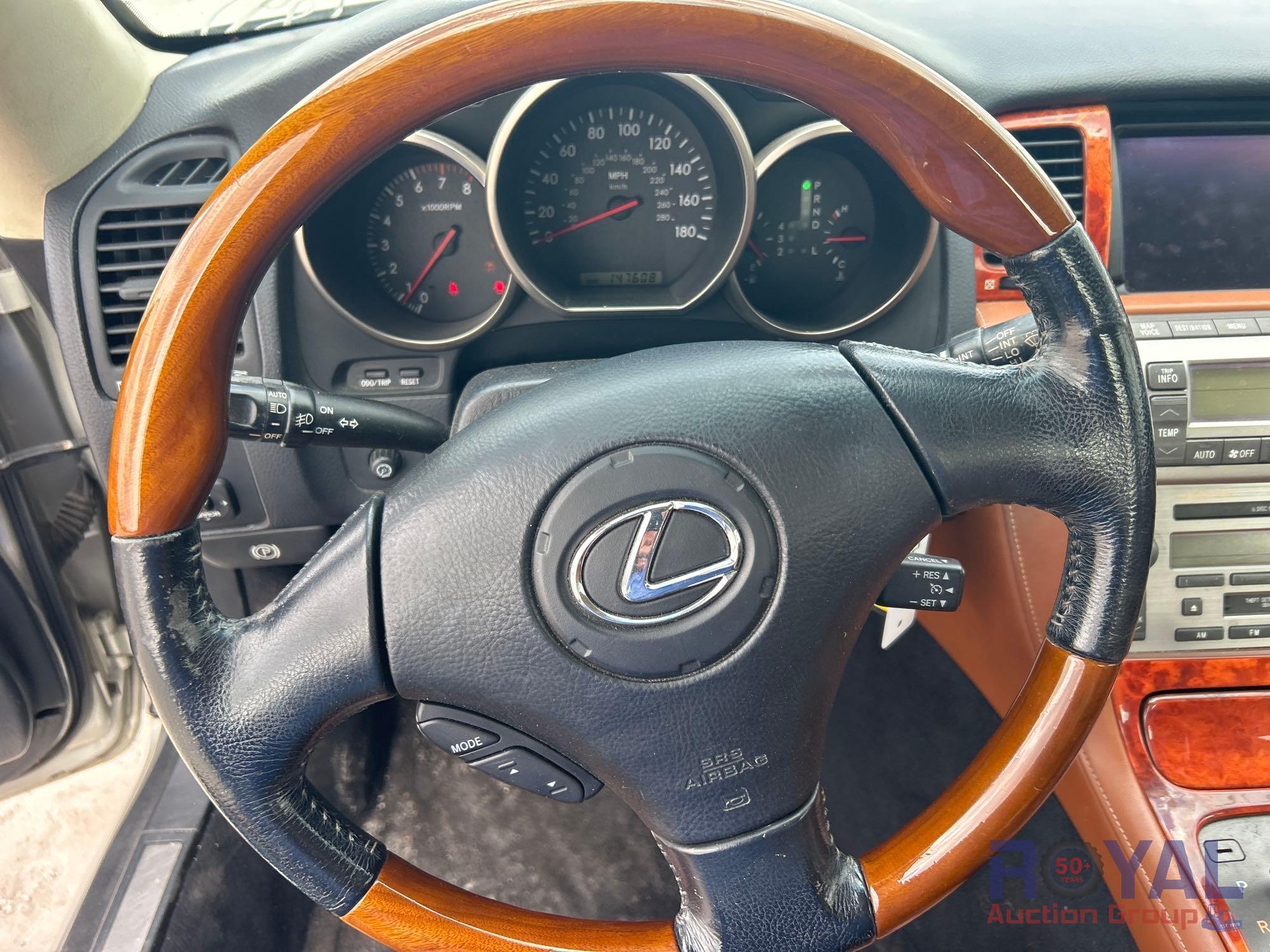 2005 Lexus SC430 Convertible