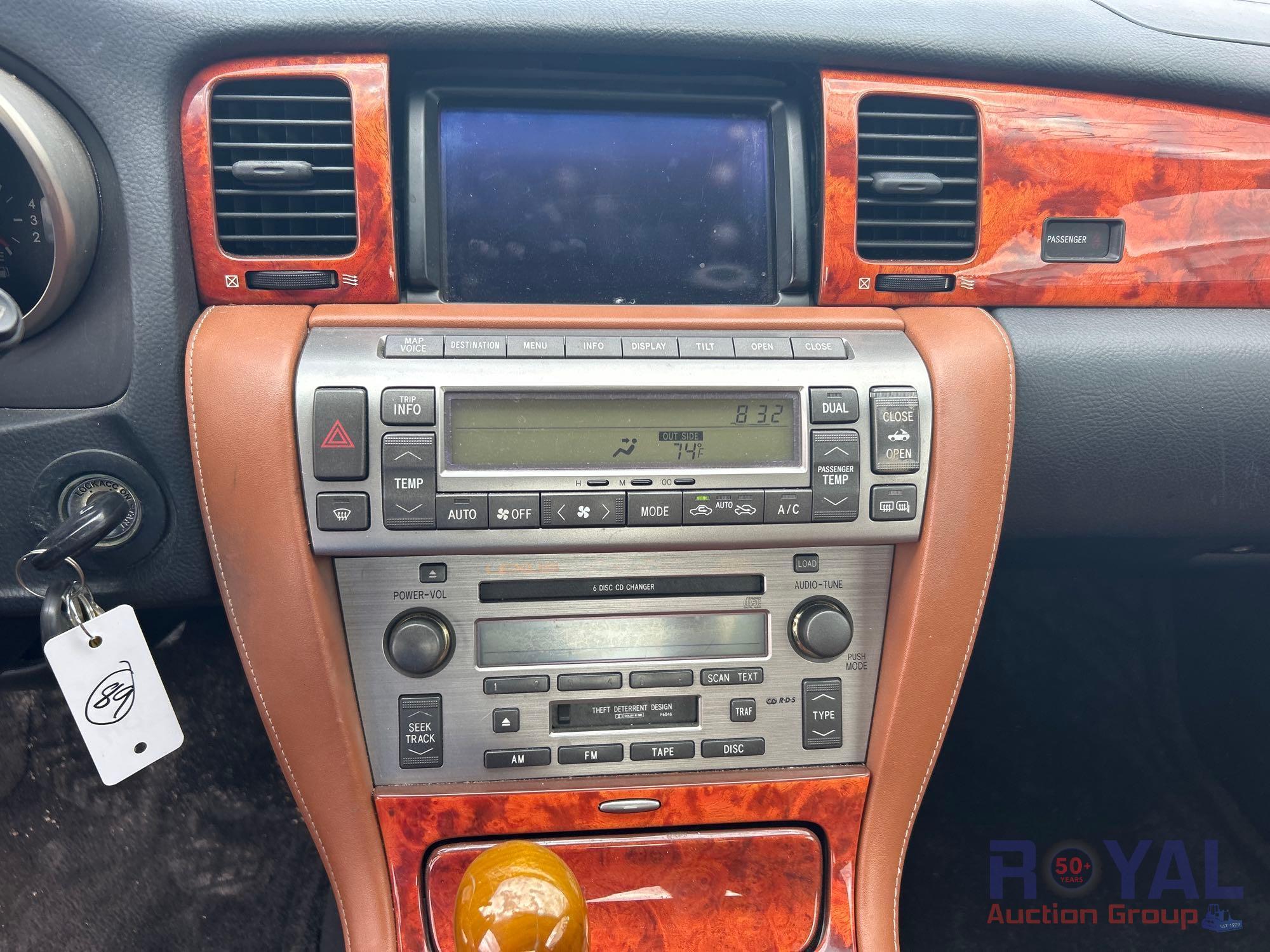 2005 Lexus SC430 Convertible