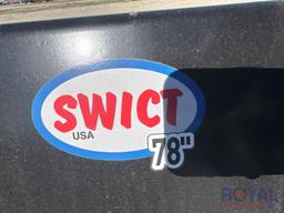 2025 Swict 78in Bucket Skid Steer Attachment