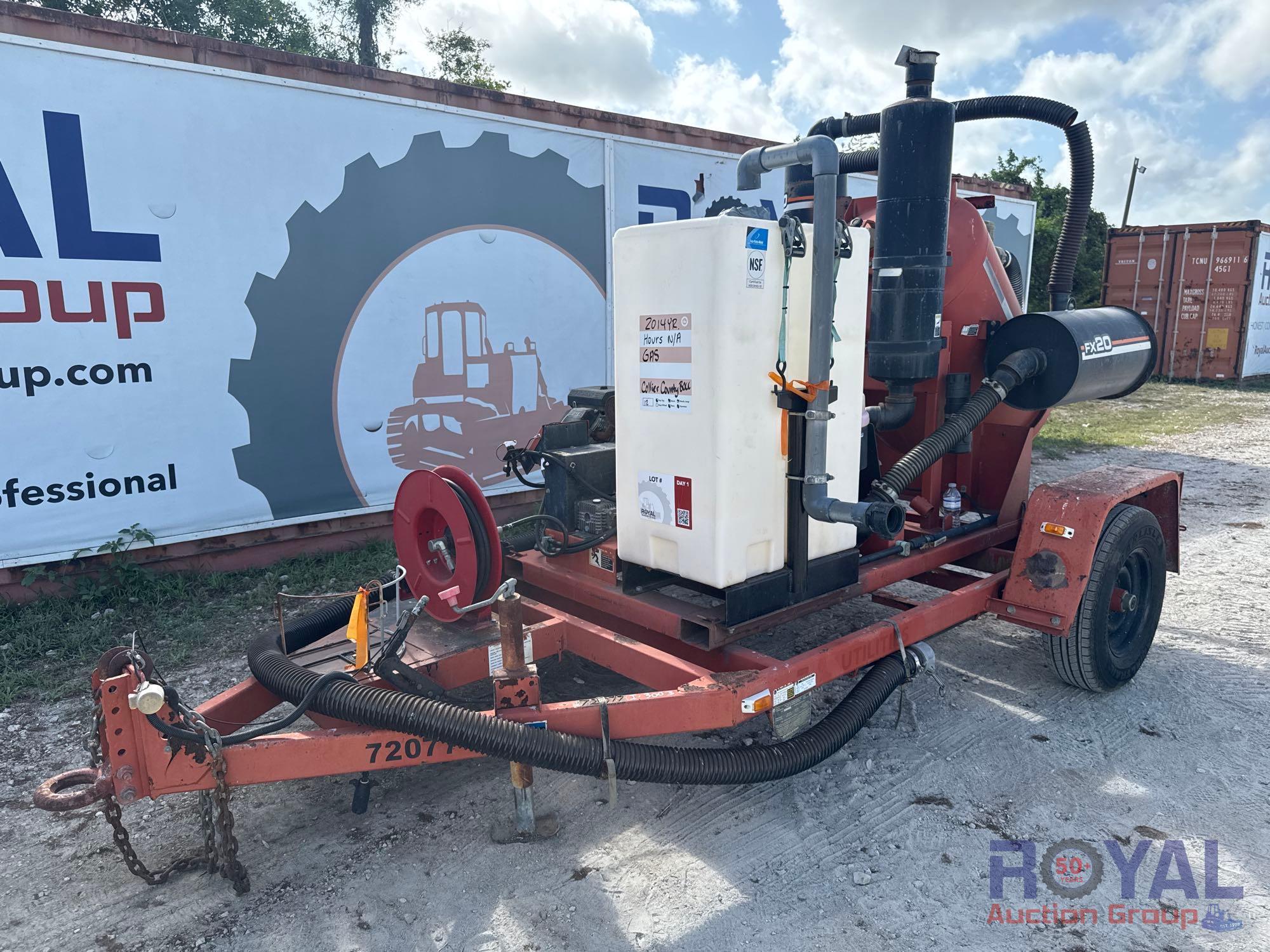 2014 Ditch Witch FX20 Vacuum Excavator S/A Towable Trailer