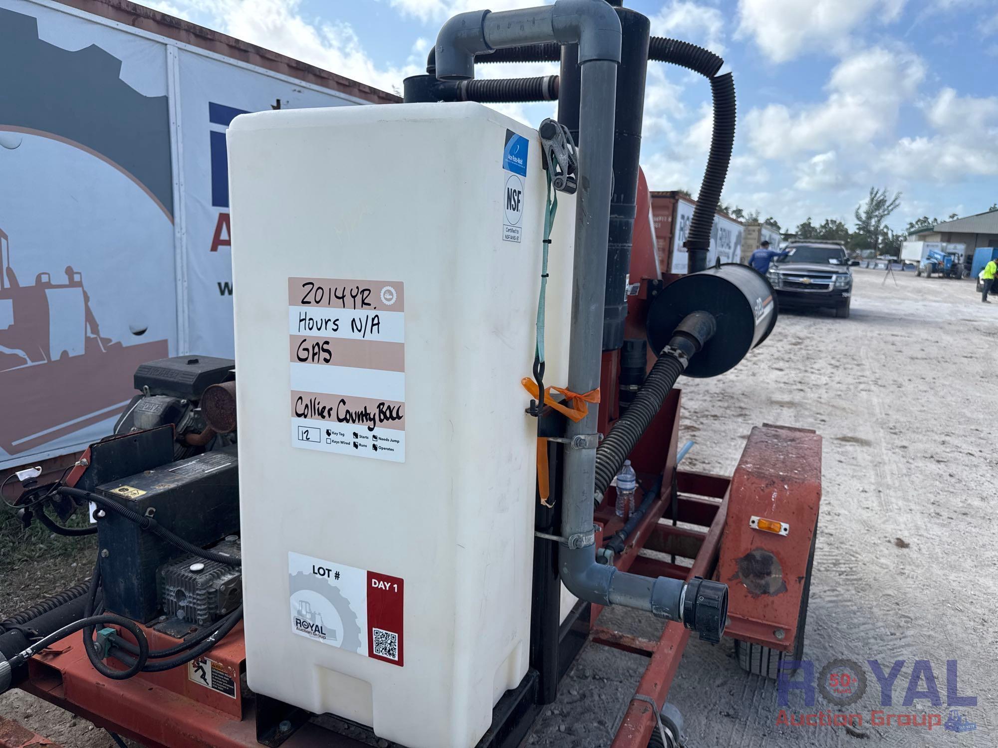 2014 Ditch Witch FX20 Vacuum Excavator S/A Towable Trailer