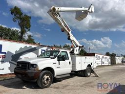 2002 Ford F-550 Altec L37MR 37ft Material Handling Insulated Bucket Truck
