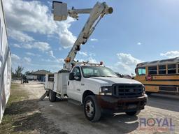 2002 Ford F-550 Altec L37MR 37ft Material Handling Insulated Bucket Truck