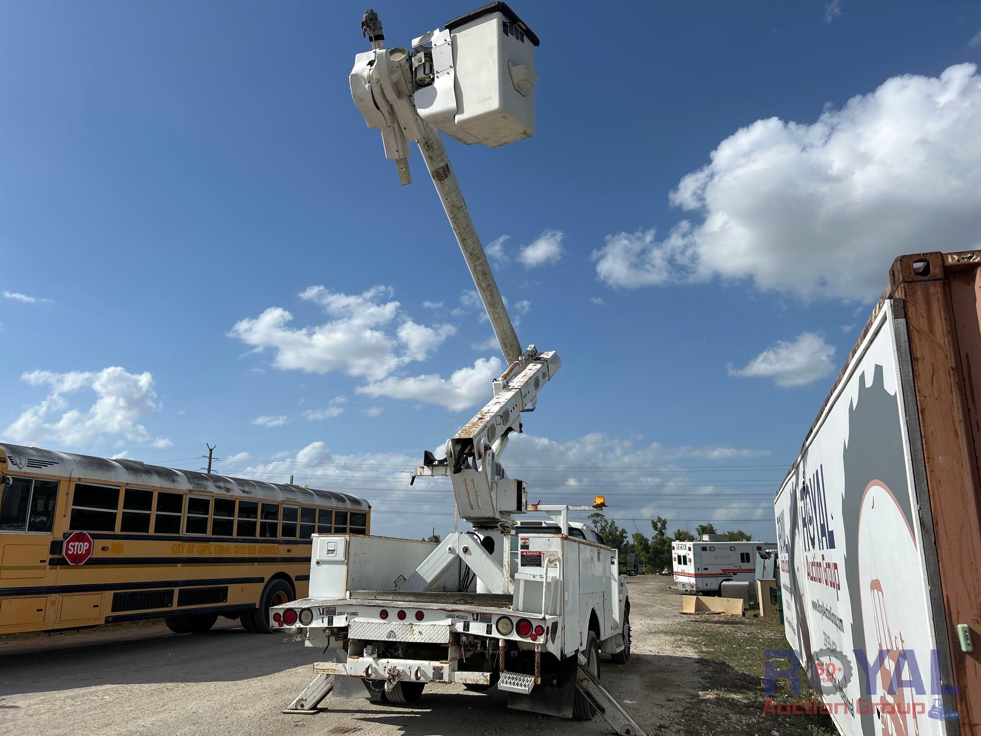 2002 Ford F-550 Altec L37MR 37ft Material Handling Insulated Bucket Truck