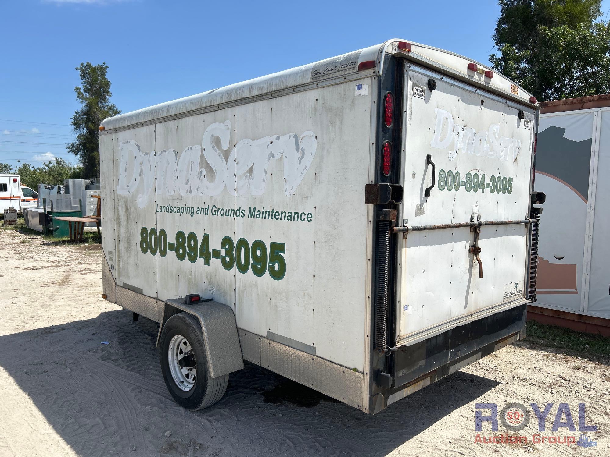 2012 Sun Coast 12ft Enclosed S/A Trailer