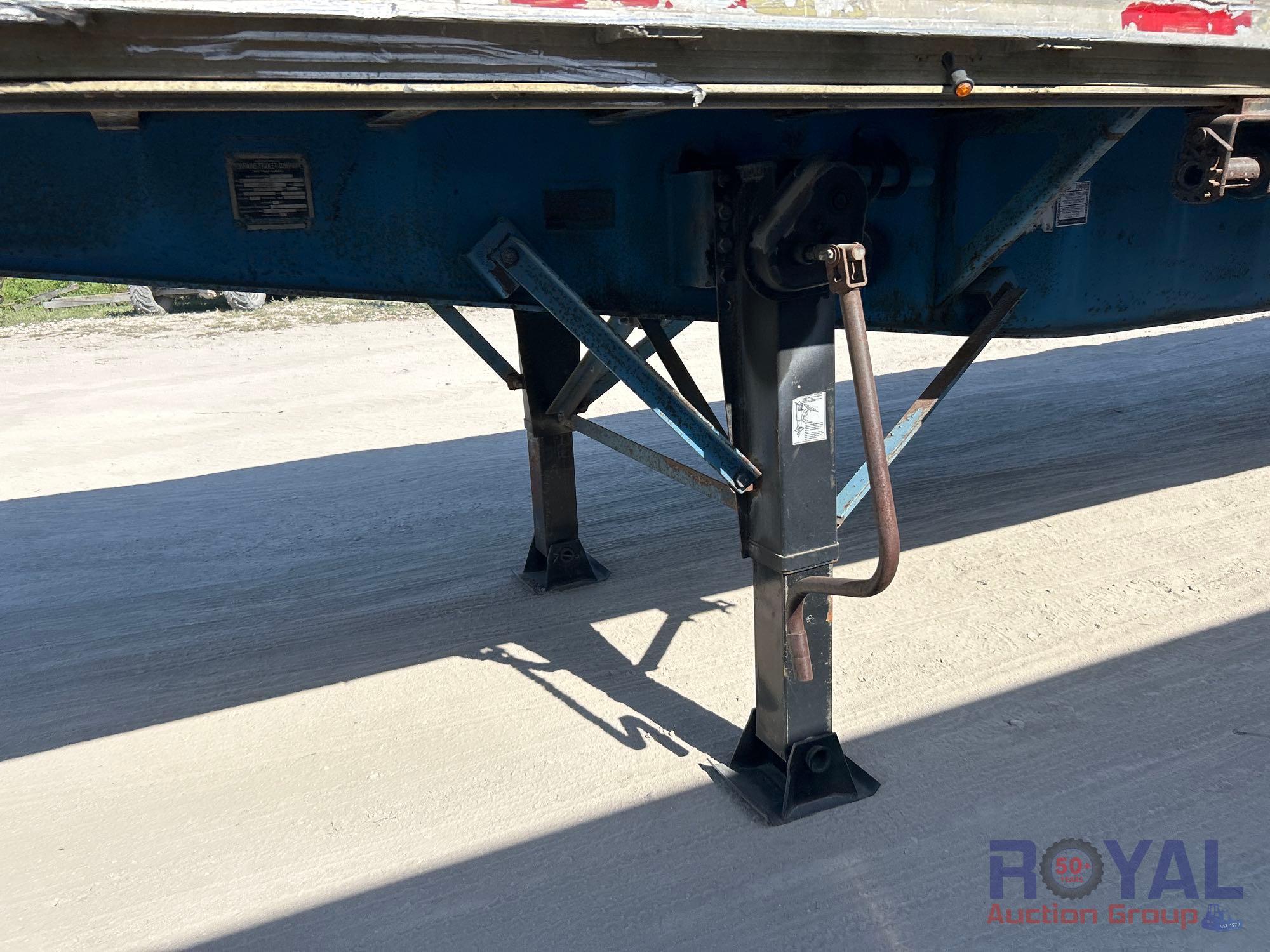1999 Fontaine 48ft Flatbed T/A Trailer
