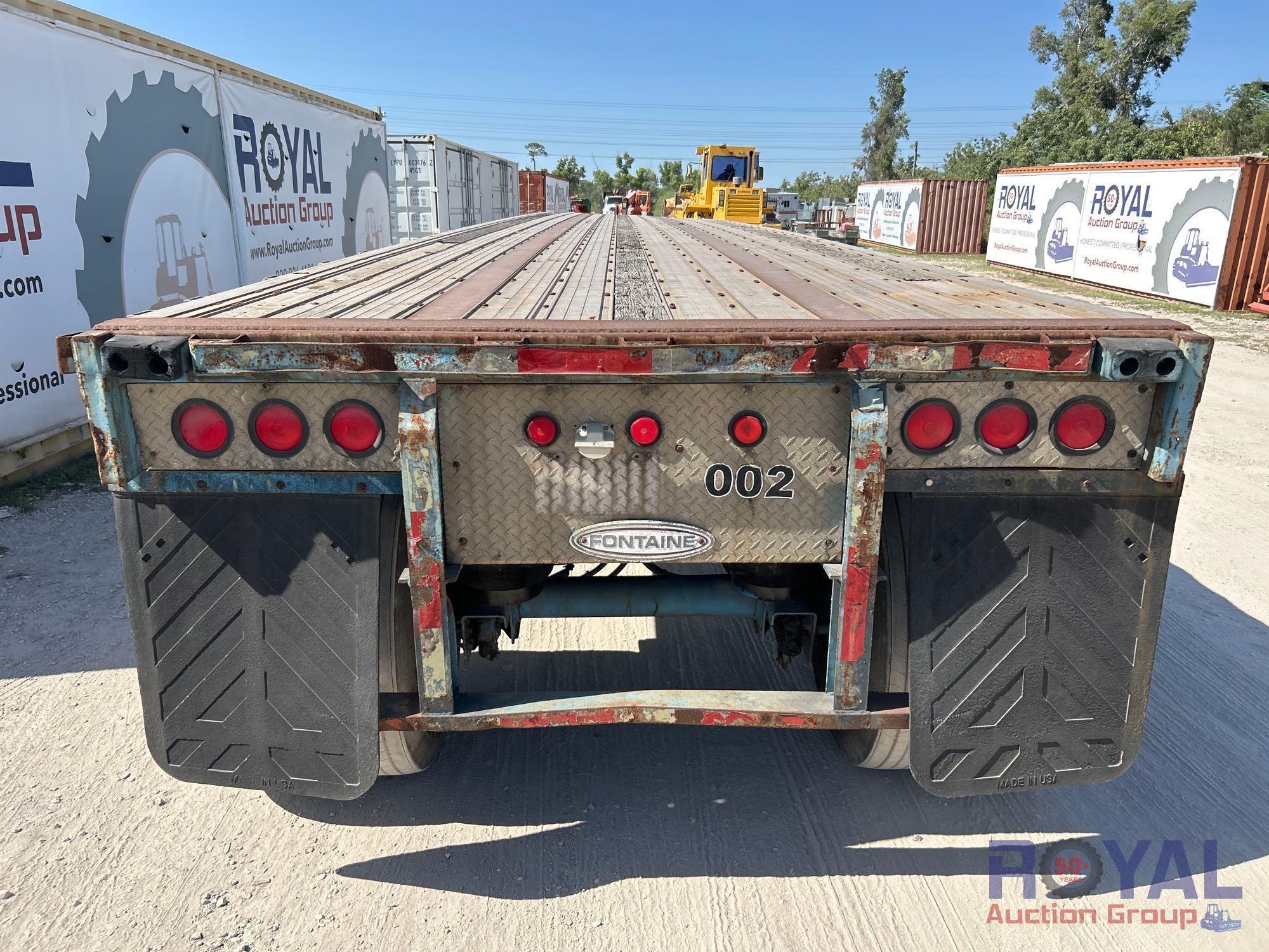 1999 Fontaine 48ft Flatbed T/A Trailer