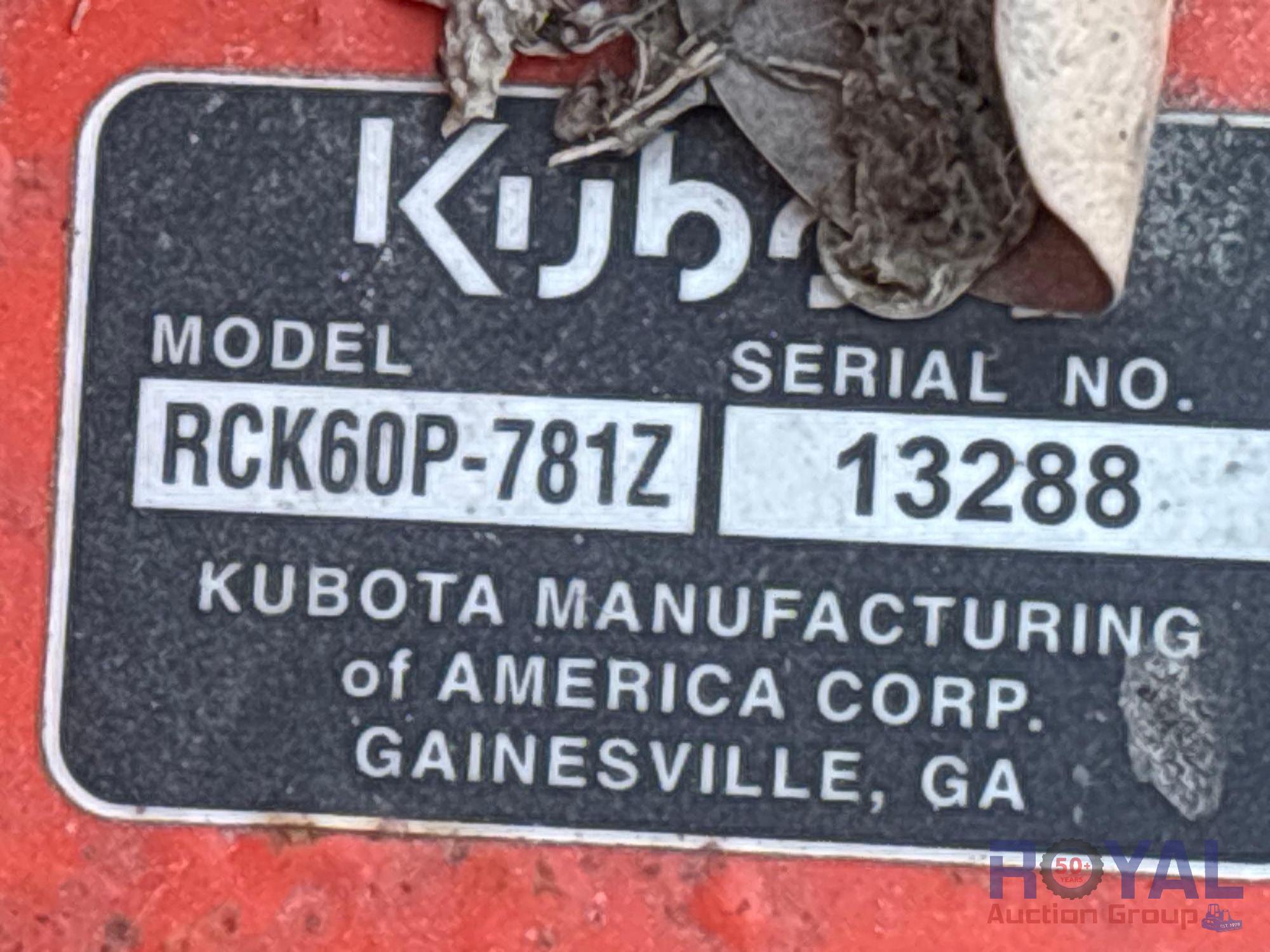Kubota Z781KWTi-60 Zero Turn Mower