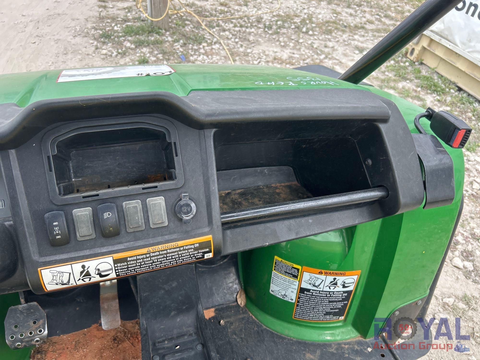 2018 John Deere HPX615E 4x4 Utility Cart