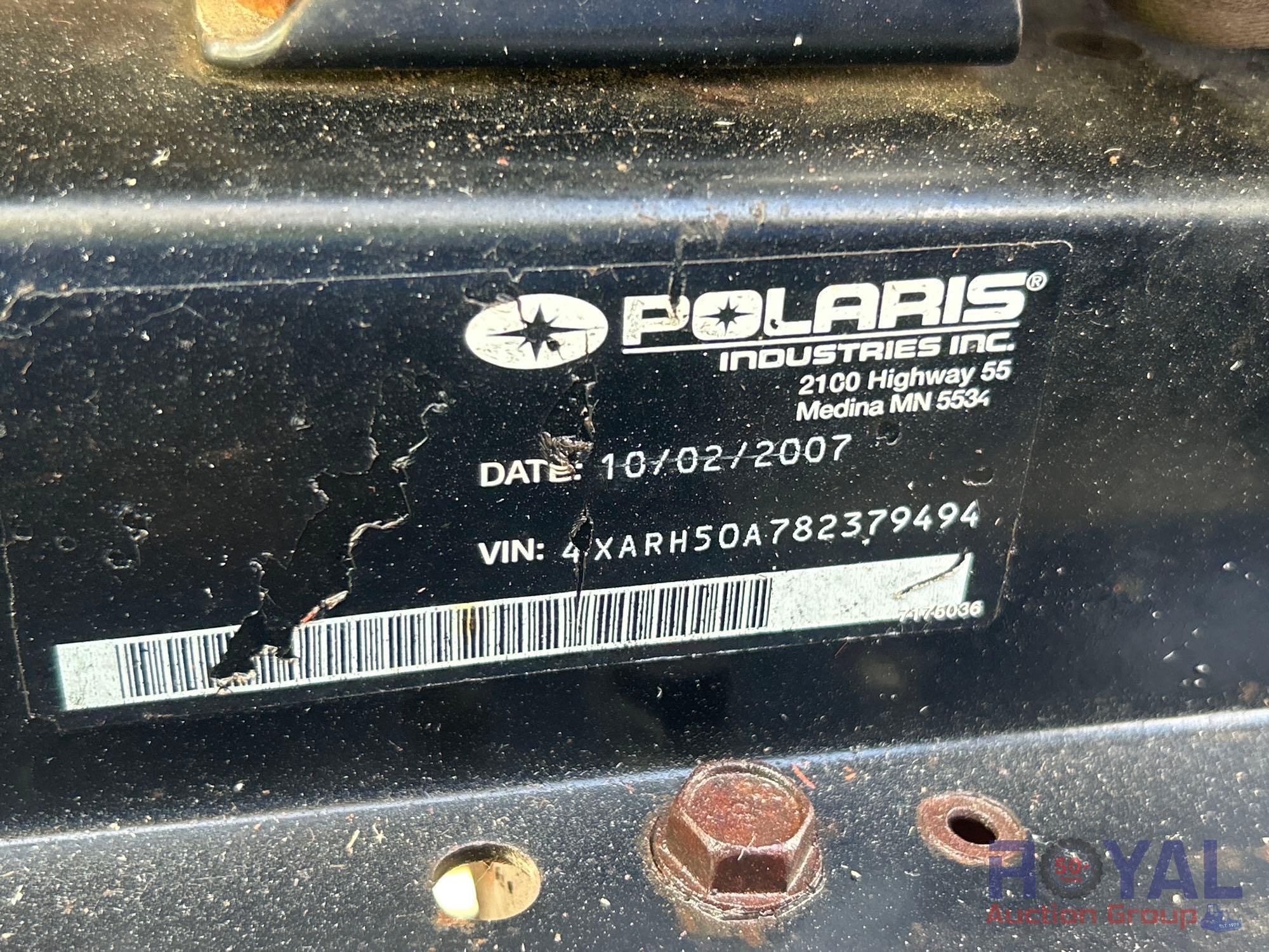 2008 Polaris Ranger XP Sportsman 800 4x4 Utility Cart