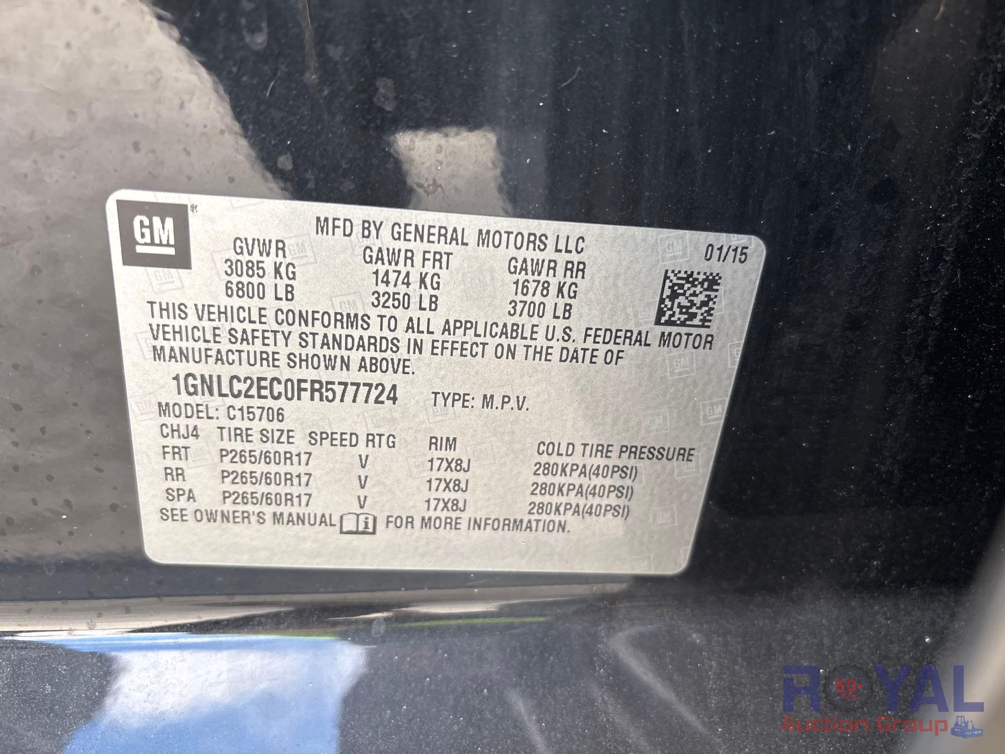 2015 Chevrolet Tahoe SUV