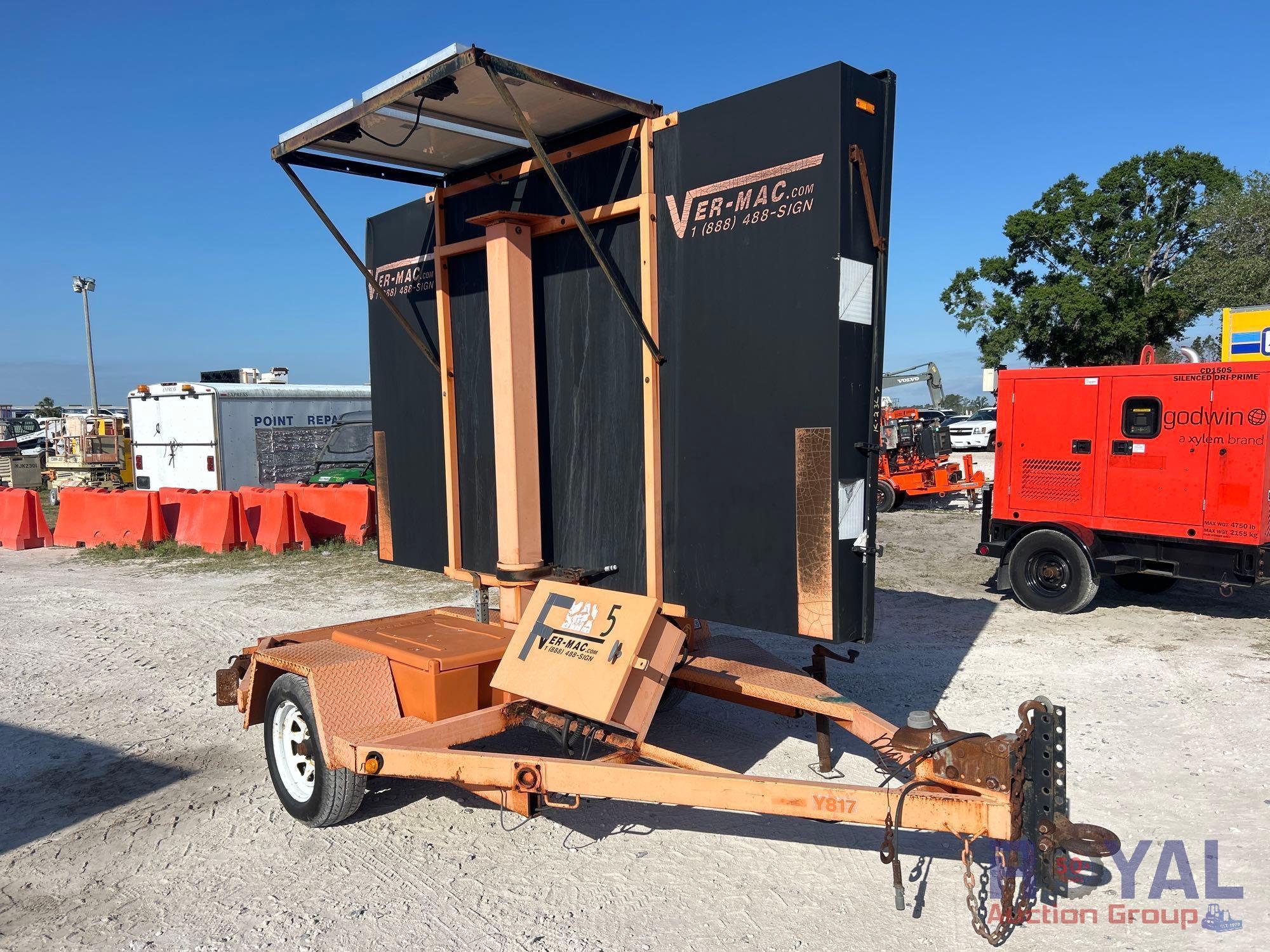 2006 Ver-Mac 1500 RS Towable Solar Message Board