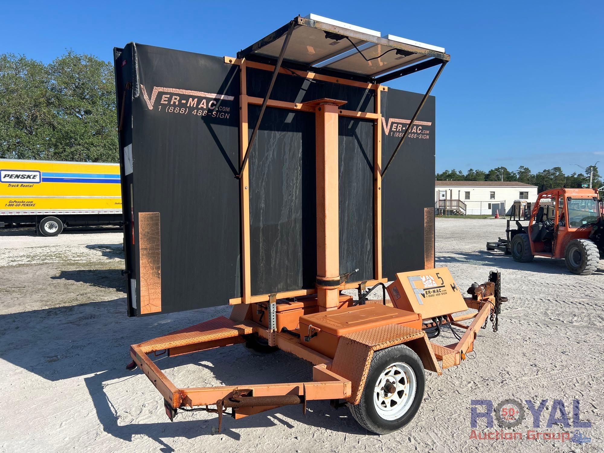 2006 Ver-Mac 1500 RS Towable Solar Message Board