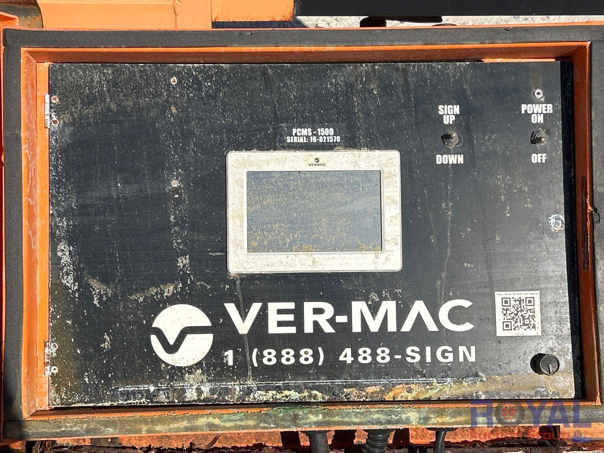 2006 Ver-Mac 1500 RS Towable Solar Message Board