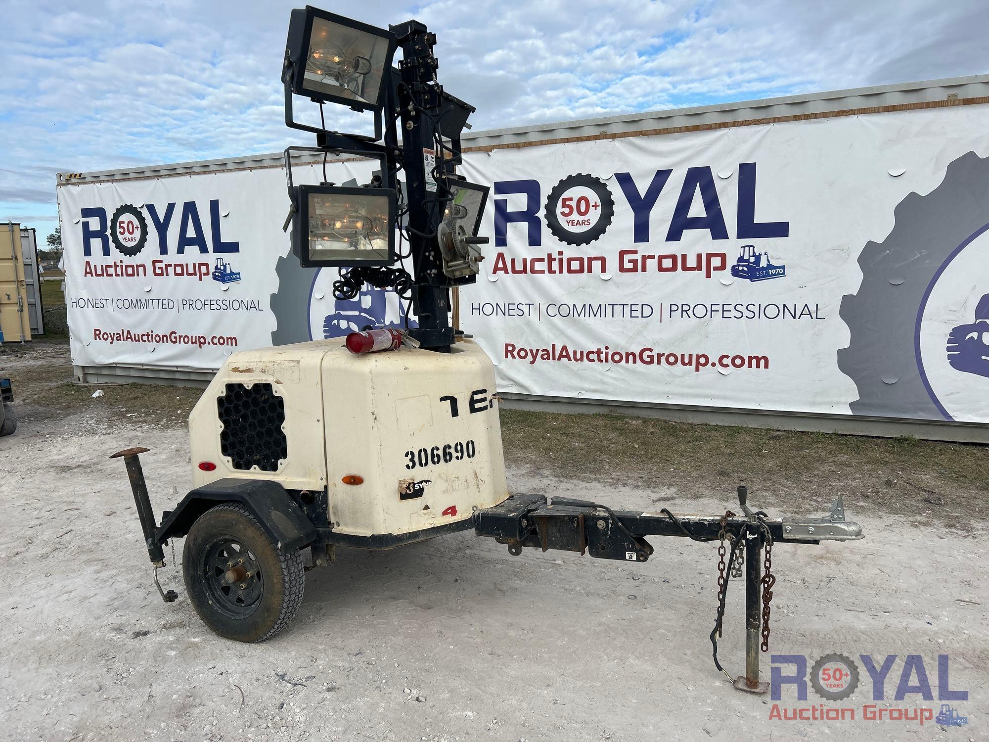 2020 Terex RL4 4000W Towable Light Tower