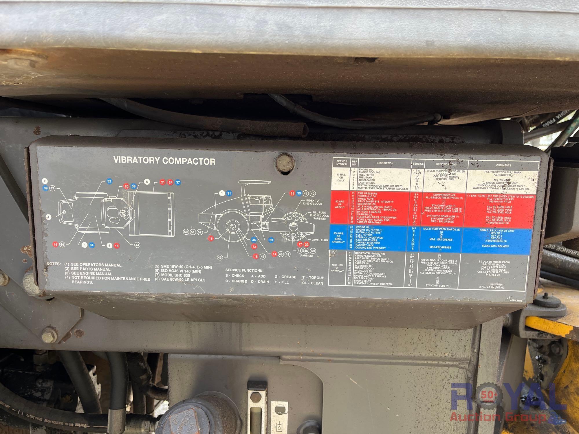 2011 Volvo SD-100D Single Drum Vibratory Dirt Compactor