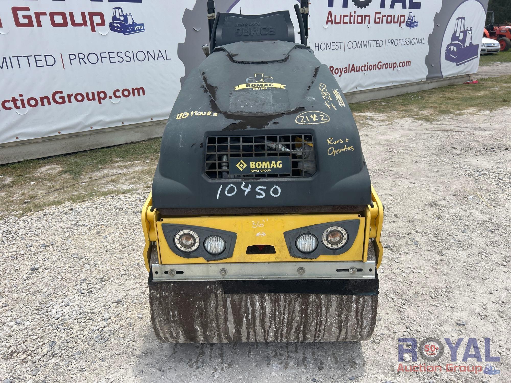 2017 Bomag BW90 AD-5 Vibratory Articulating Tandem Smooth Drum Roller