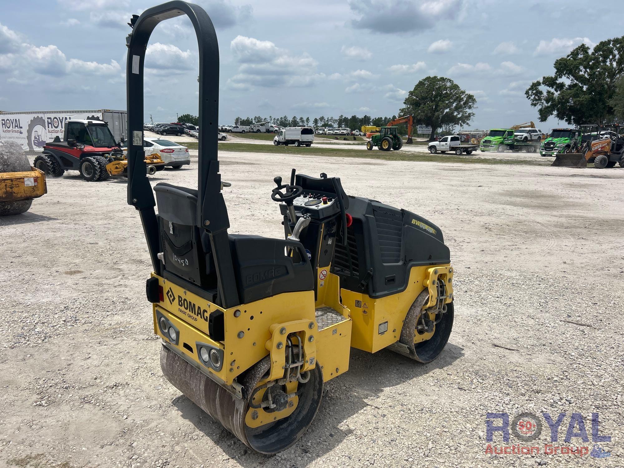 2017 Bomag BW90 AD-5 Vibratory Articulating Tandem Smooth Drum Roller