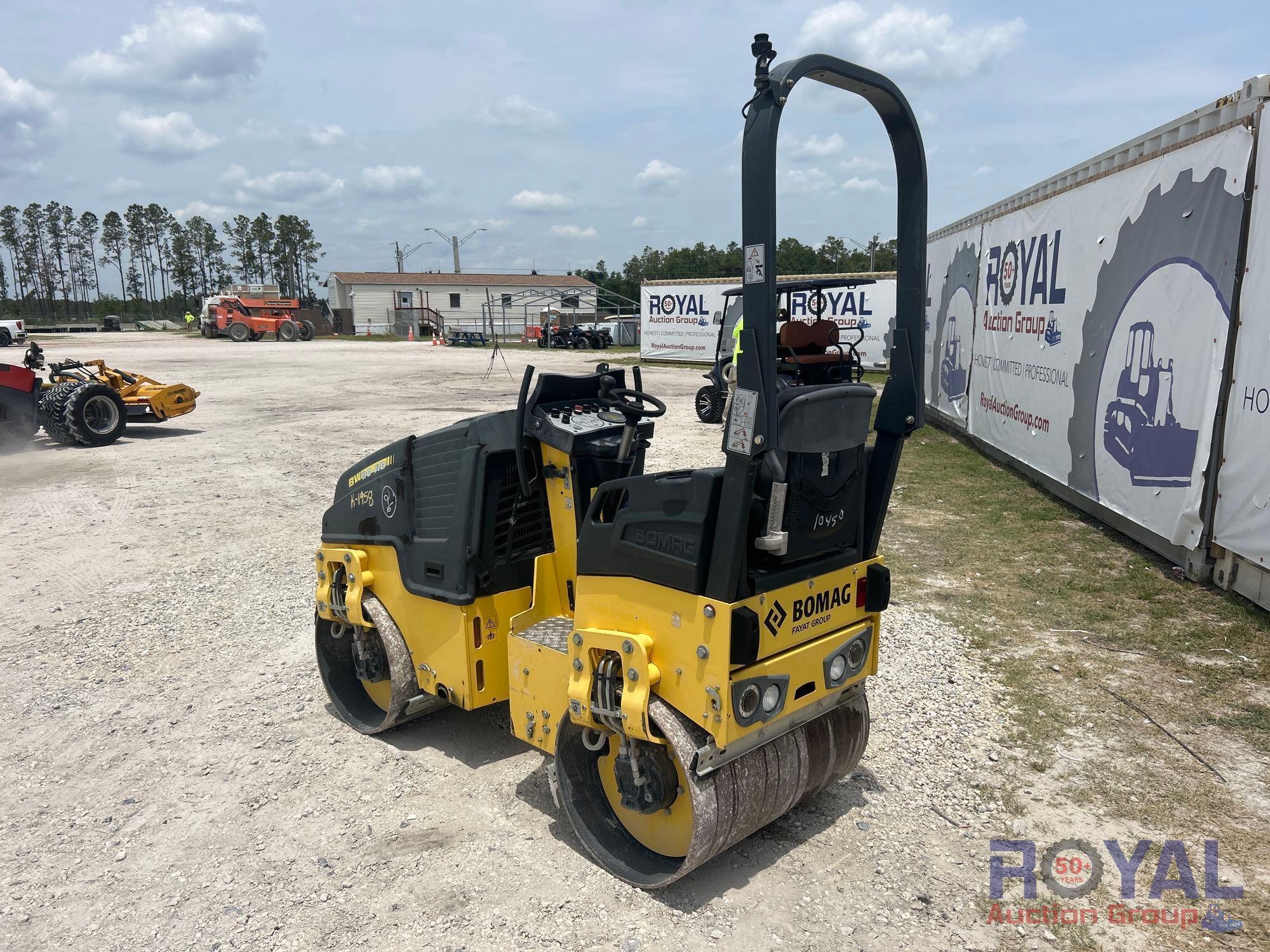 2017 Bomag BW90 AD-5 Vibratory Articulating Tandem Smooth Drum Roller
