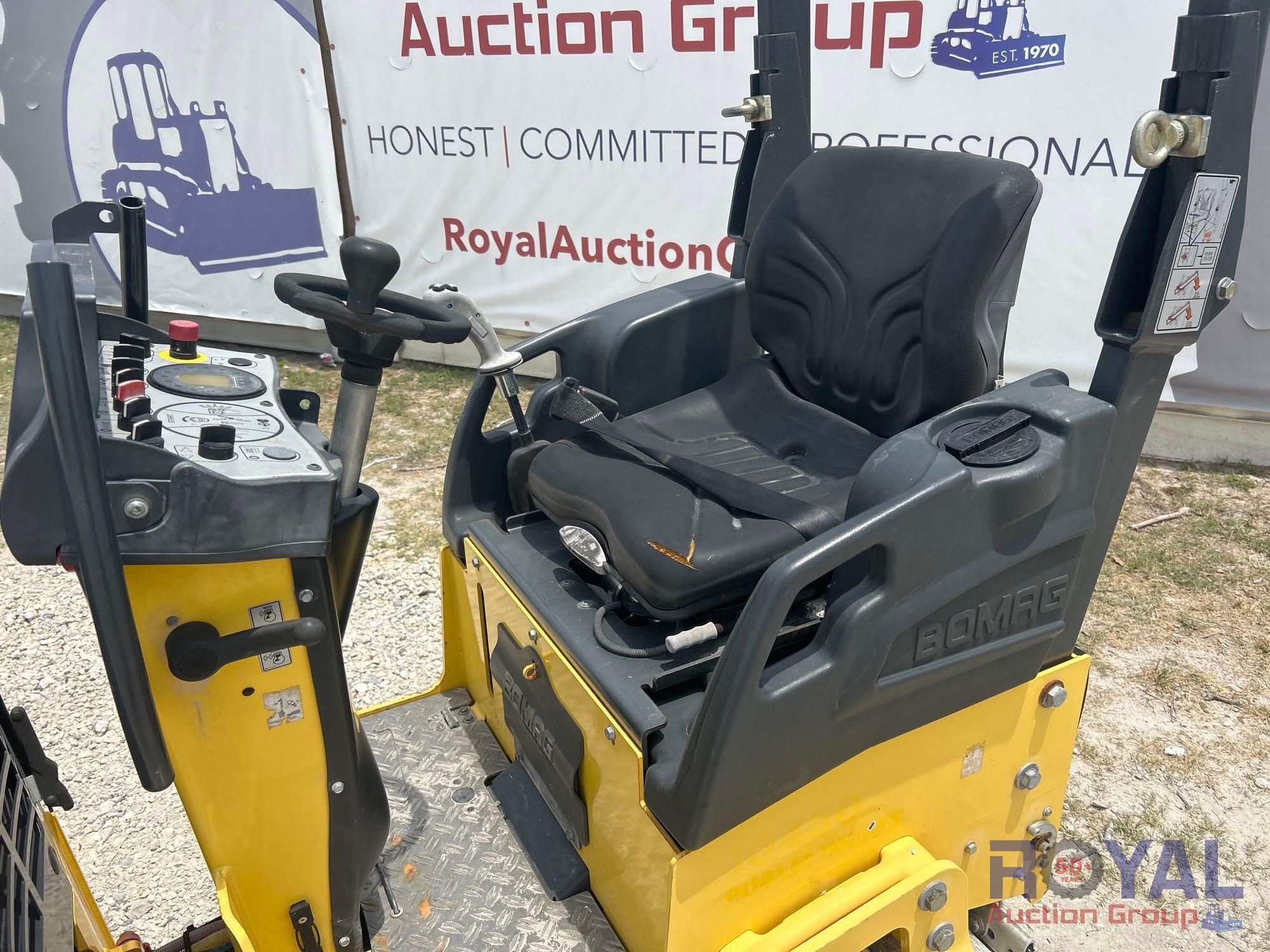 2017 Bomag BW90 AD-5 Vibratory Articulating Tandem Smooth Drum Roller