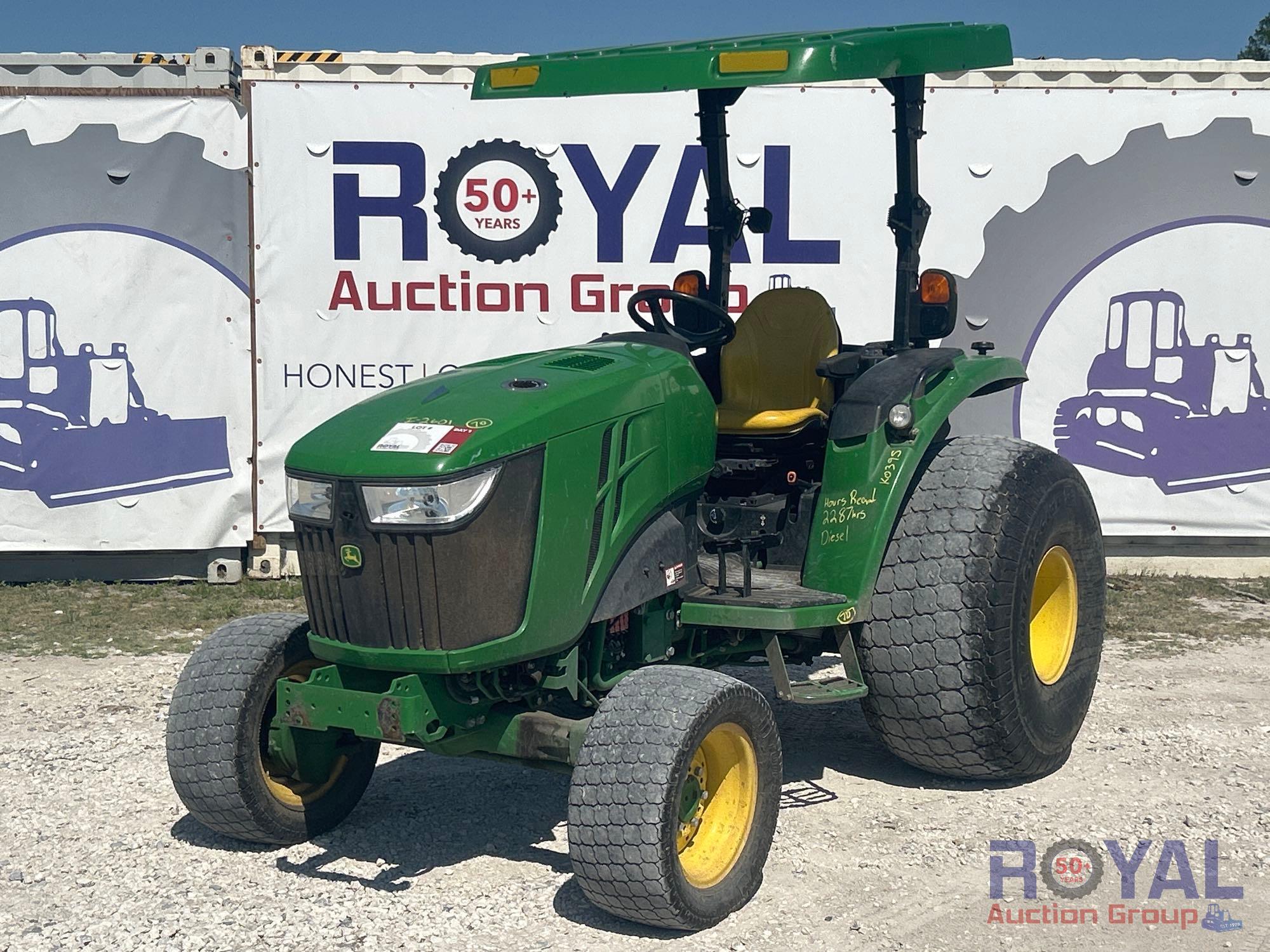 2015 John Deere 4052R Utility Tractor